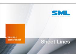 Sheet lines for PP / PS / barrier sheet