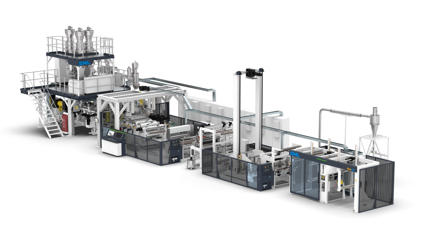 FlexiPET sheet extrusion line - twin-screw extrusion