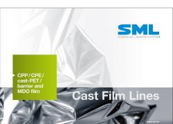 Cast film lines for CPP / CPE / cast-PET film and barrier film