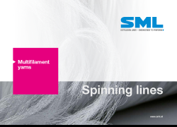 SML Brochüre Spinning lines